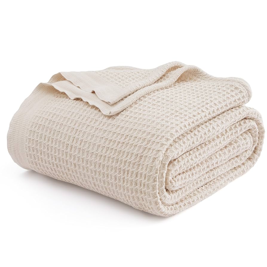 Amazon.com: Bedsure Gentlesoft 100% Cotton Blanket Twin XL